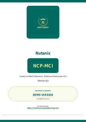 NCP-MCI Exam Questions Answers Dumps PDF Practice Test